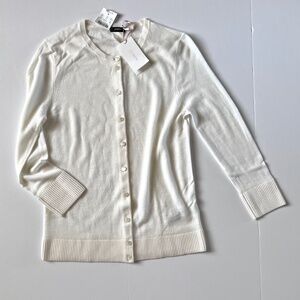 NWT J. Crew crewneck Classic merino wool cardigan size XS